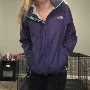 The North Face rain jacket